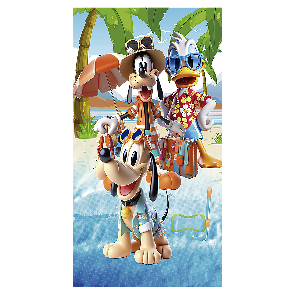 Faixa Lateral - Mickey Pool Party - Sublimado 3D