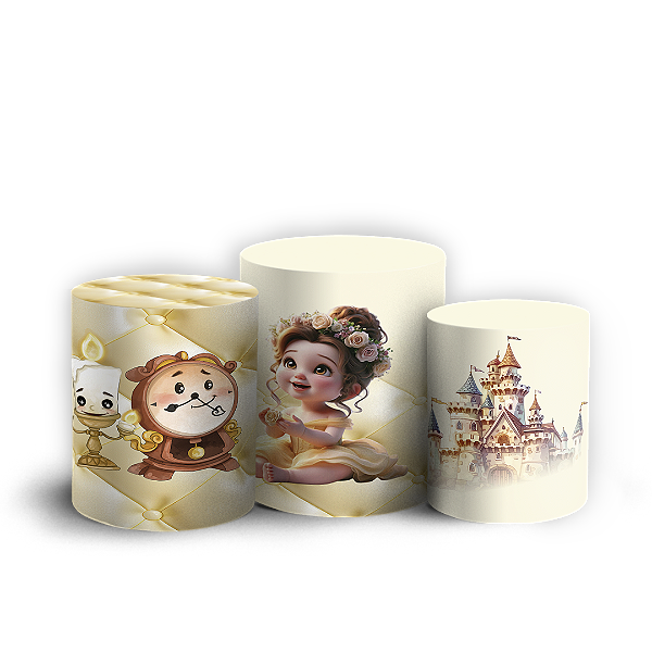 Trio Cilindro - Bela - Sublimado 3D