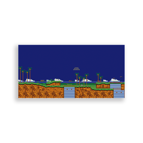 Painel Retangular - Sonic - Sublimado 3D