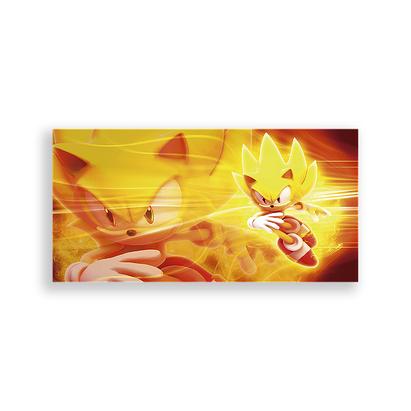 Painel Retangular - Sonic - Sublimado 3D