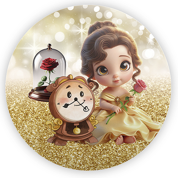 Painel Redondo - Bela - Sublimado 3D