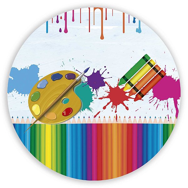 Mini Painel - ABC Lapis - Sublimado 3D