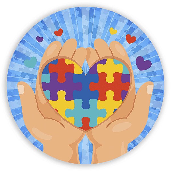 Mini Painel - Autismo - Sublimado 3D