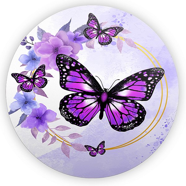 Mini Painel - Borboletas - Sublimado 3D