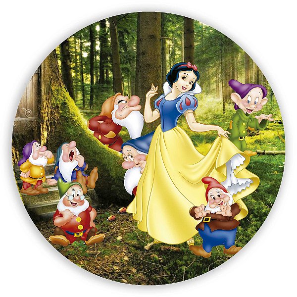 Mini Painel - Branca de Neve - Sublimado 3D