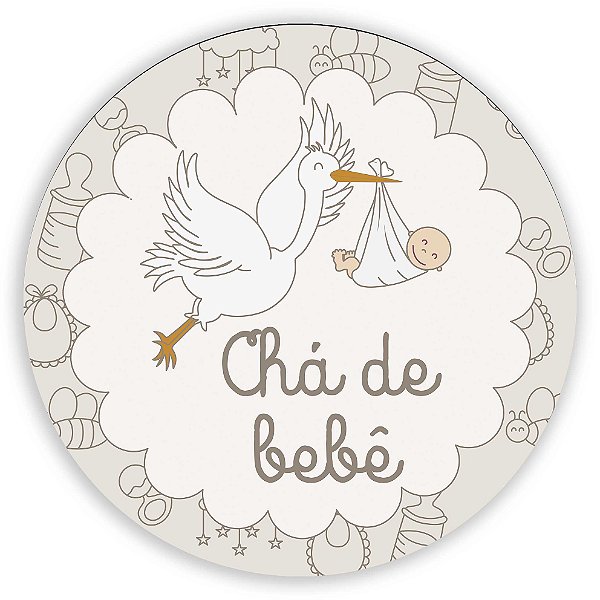 Mini Painel - Cha de Bebe - Sublimado 3D