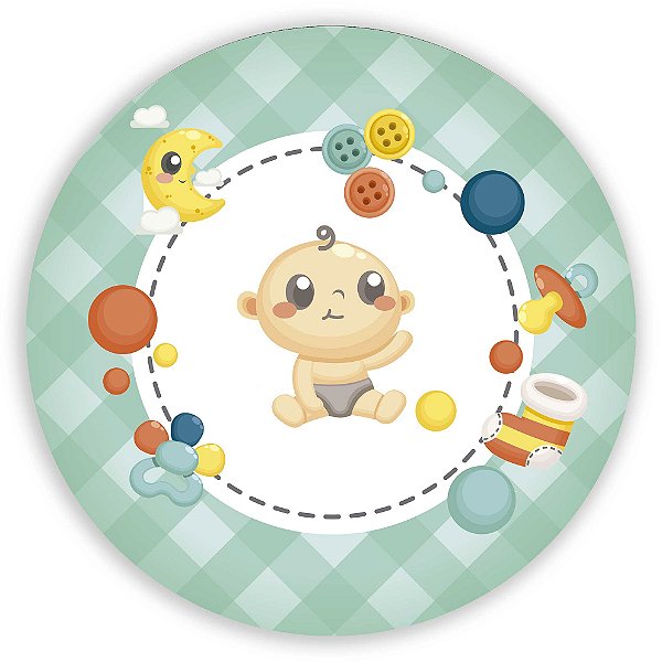 Mini Painel - Cha de Bebe - Sublimado 3D