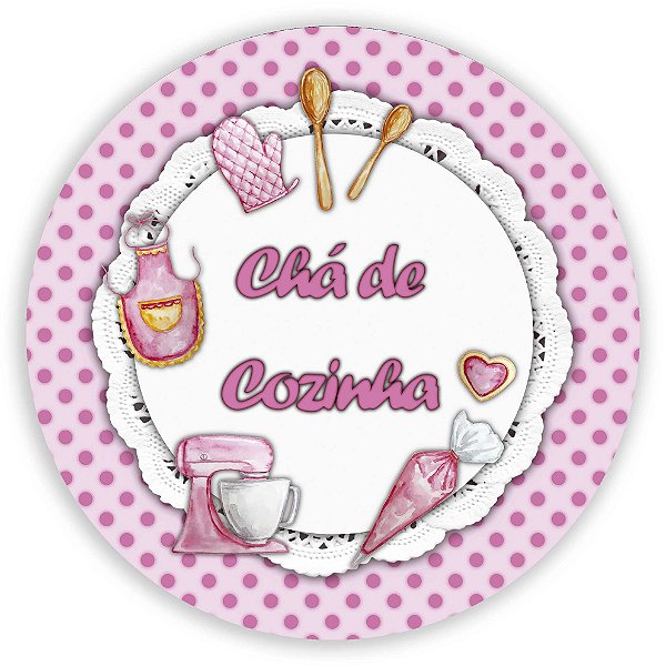 Mini Painel - Cha de Cozinha - Sublimado 3D