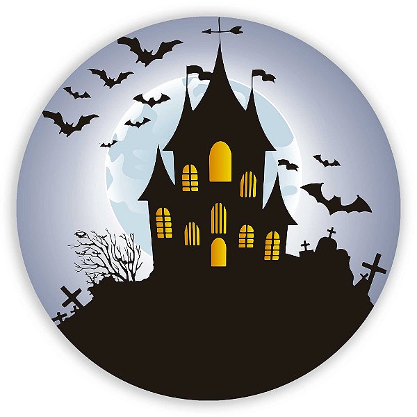 Mini Painel - Dia das Bruxas Halloween - Sublimado 3D