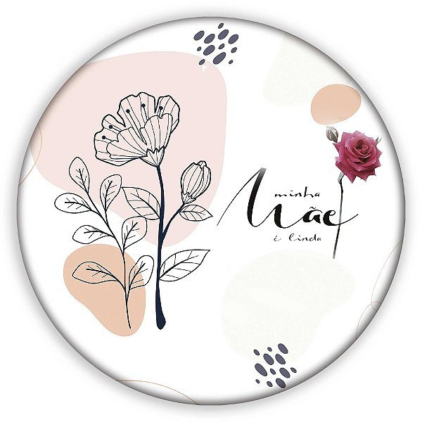 Mini Painel - Dia das Maes - Sublimado 3D