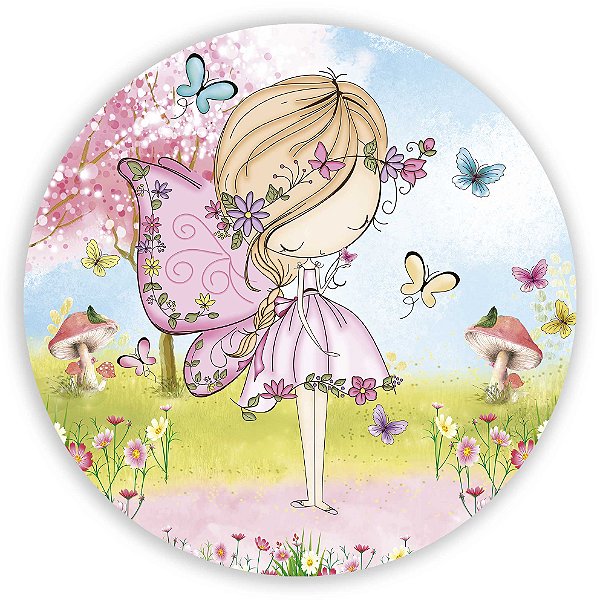 Mini Painel - Fada - Sublimado 3D