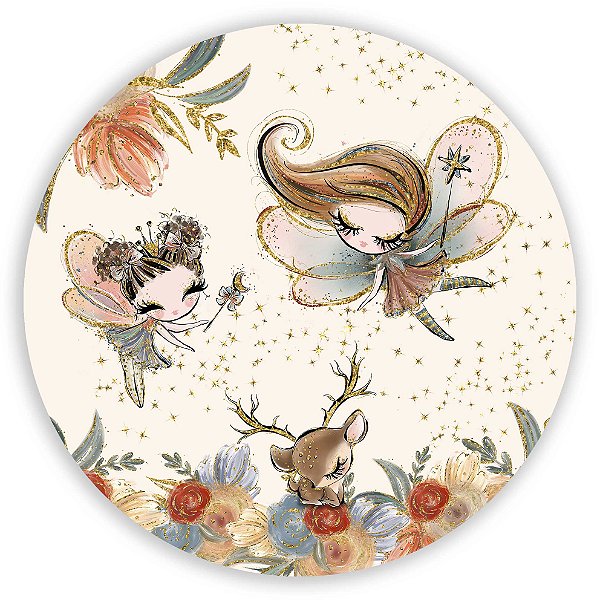 Mini Painel - Fada - Sublimado 3D