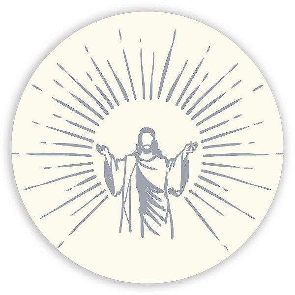 Mini Painel - Jesus - Sublimado 3D