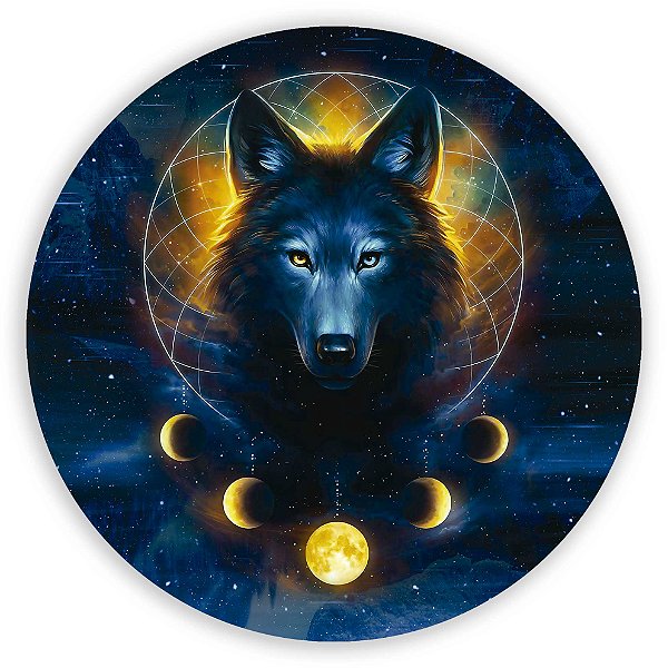 Mini Painel - Lobo - Sublimado 3D