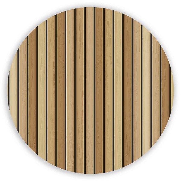 Mini Painel - Madeira Ripada - Sublimado 3D