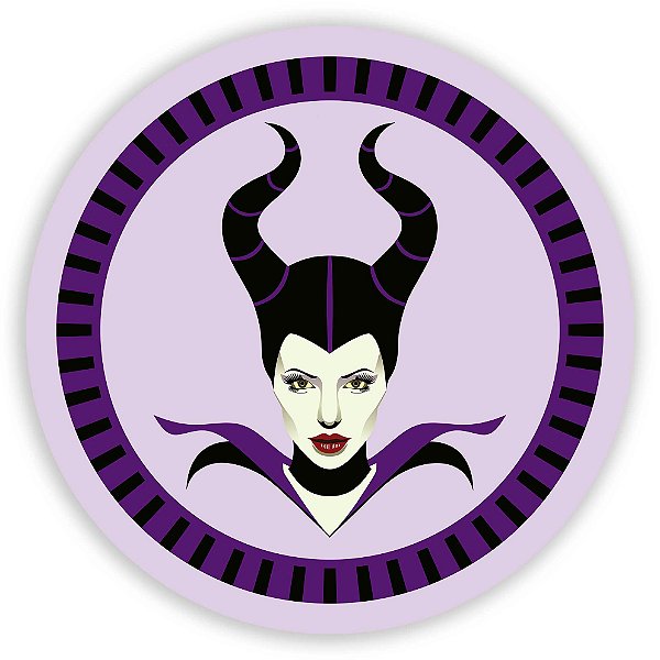 Mini Painel - Malévola - Sublimado 3D