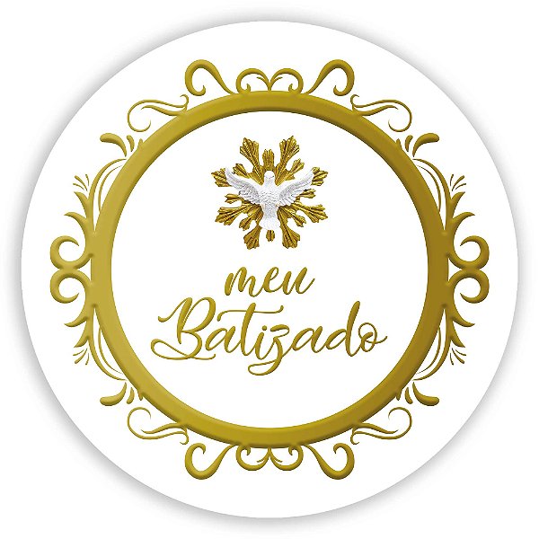 Mini Painel - Meu Batizado - Sublimado 3D