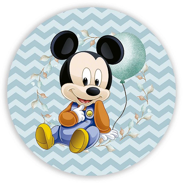 Mini Painel - Mickey Baby - Sublimado 3D