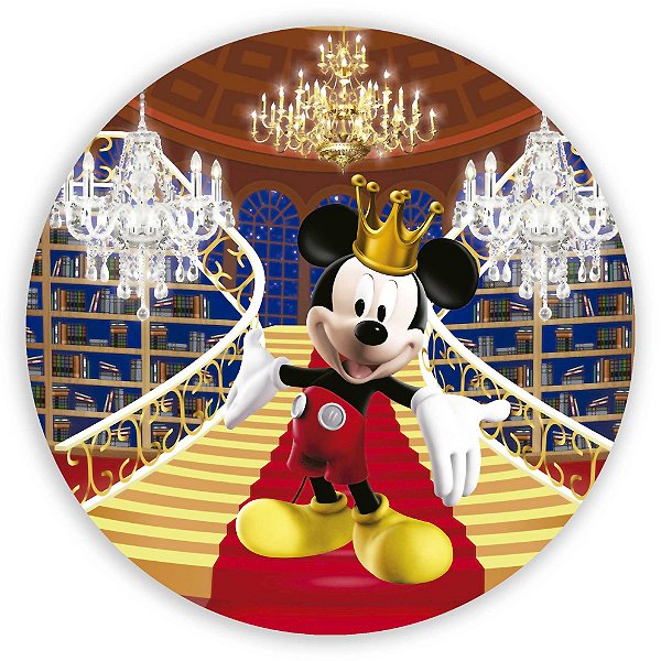 Mini Painel - Mickey Realeza - Sublimado 3D