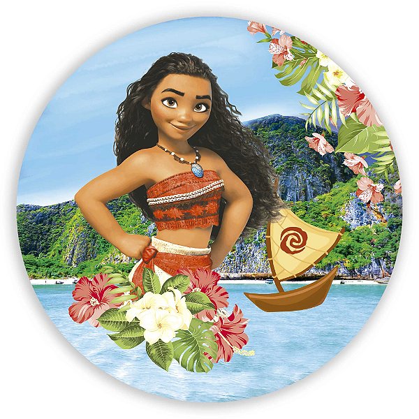 Mini Painel - Moana - Sublimado 3D
