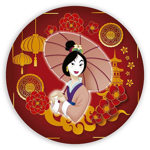 Mini Painel - Mulan - Sublimado 3D