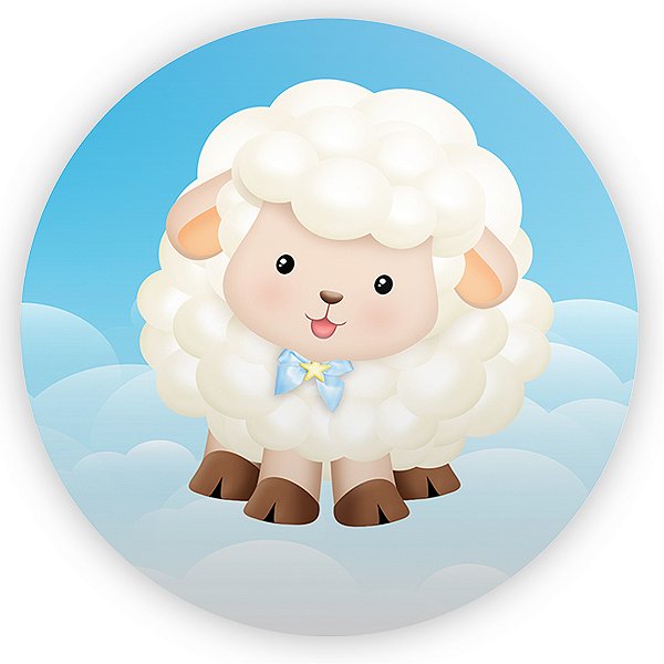 Mini Painel - Ovelhinha - Sublimado 3D