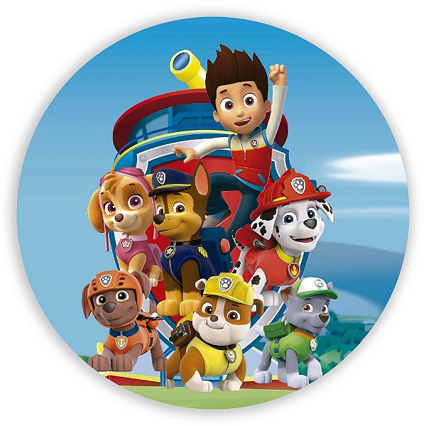 Mini Painel - Patrulha Canina - Sublimado 3D