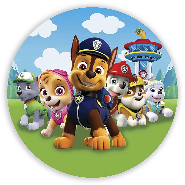 Mini Painel - Patrulha Canina - Sublimado 3D