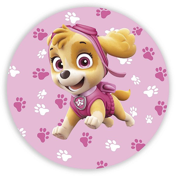 Mini Painel - Patrulha Canina Skye - Sublimado 3D