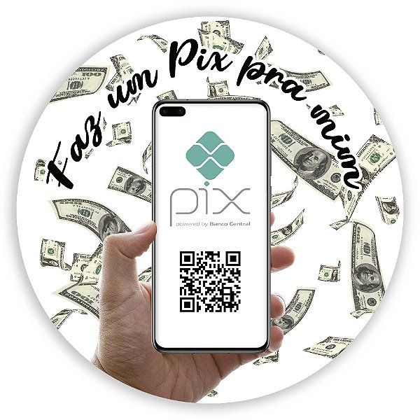 Mini Painel - Pix - Sublimado 3D