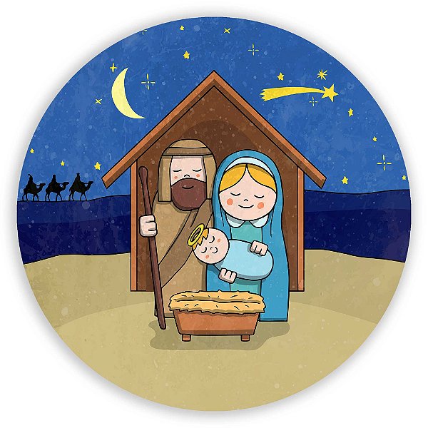 Mini Painel - Presépio - Sublimado 3D