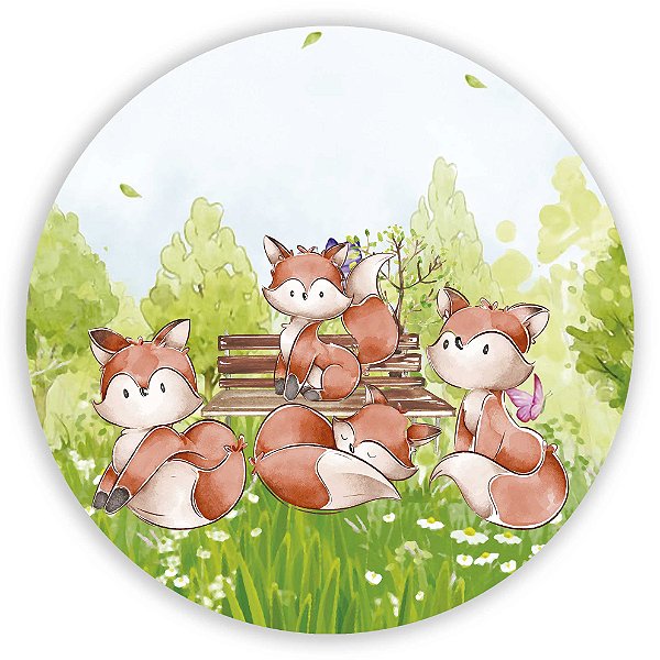 Mini Painel - Raposa - Sublimado 3D