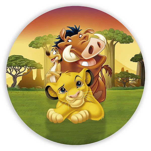 Mini Painel - Rei Leão - Sublimado 3D