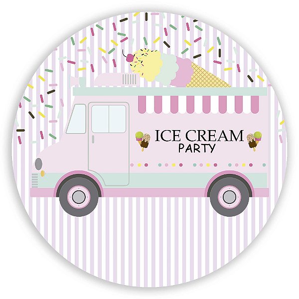 Mini Painel - Sorveteria - Sublimado 3D