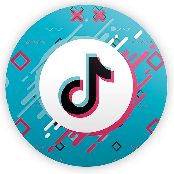 Mini Painel - TikTok - Sublimado 3D