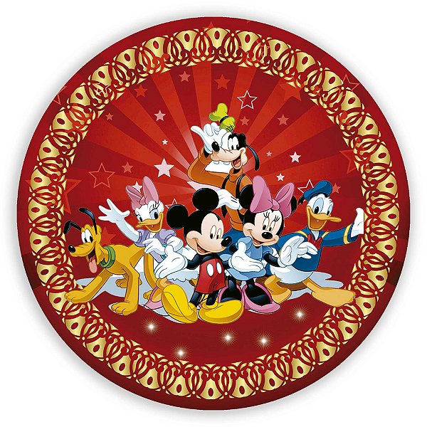 Mini Painel - Turma do Mickey - Sublimado 3D