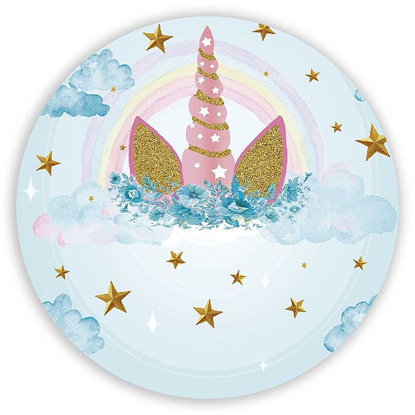 Mini Painel - Unicornio - Sublimado 3D