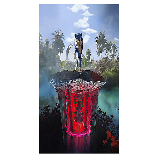 Faixa Lateral - Sonic Shadow - Sublimado 3D