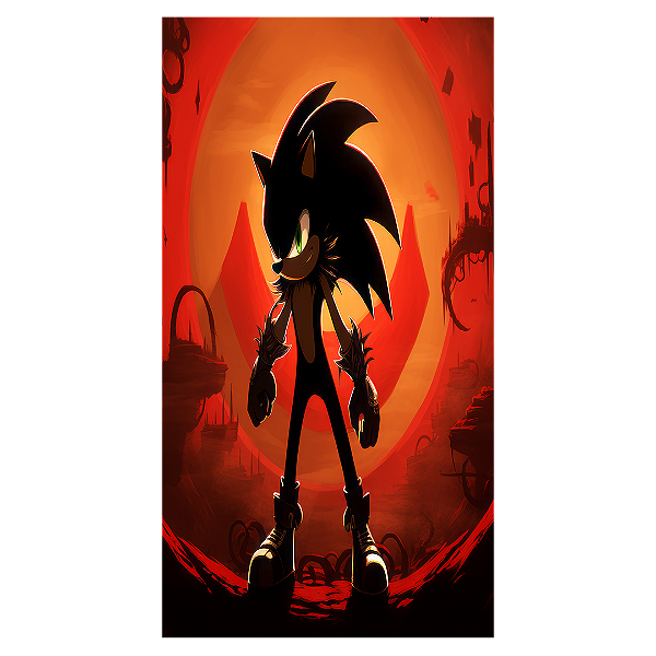Faixa Lateral - Sonic Shadow - Sublimado 3D