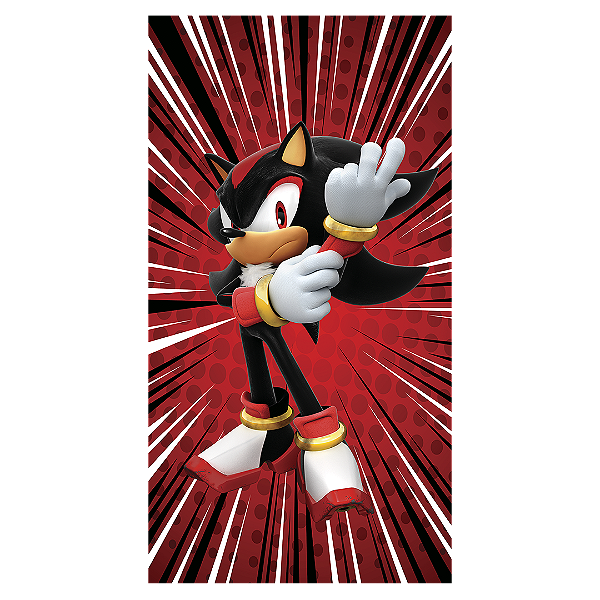 Faixa Lateral - Sonic Shadow - Sublimado 3D