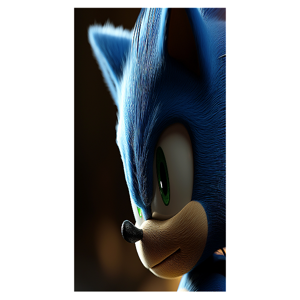 Faixa Lateral - Sonic - Sublimado 3D