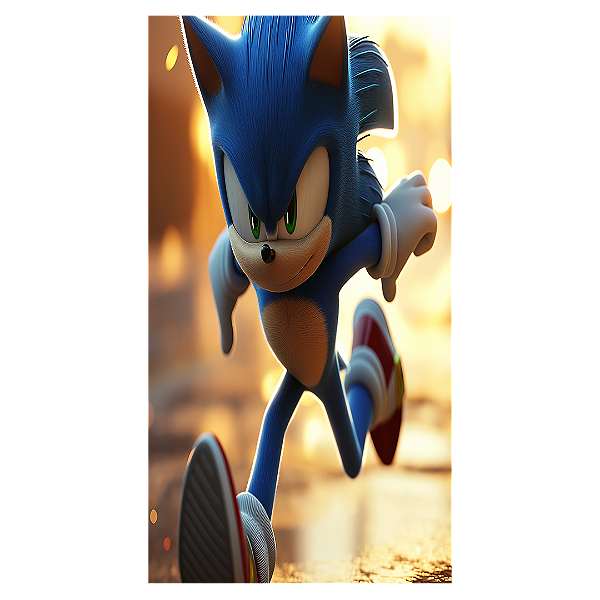 Faixa Lateral - Sonic - Sublimado 3D