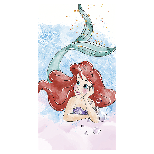 Faixa Lateral - Princesa Ariel - Sublimado 3D