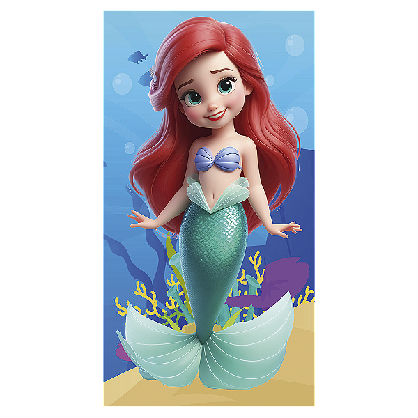 Faixa Lateral - Princesa Ariel - Sublimado 3D
