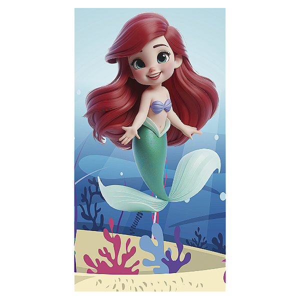 Faixa Lateral - Princesa Ariel - Sublimado 3D