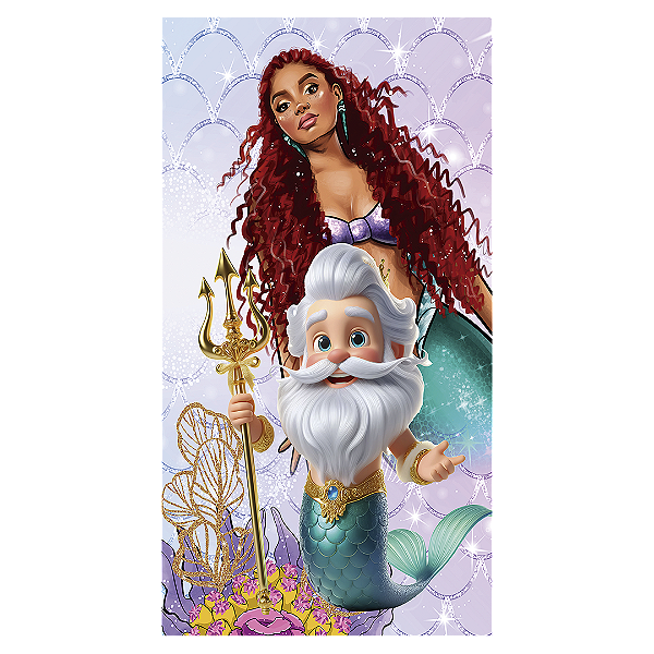 Faixa Lateral - Princesa Ariel - Sublimado 3D