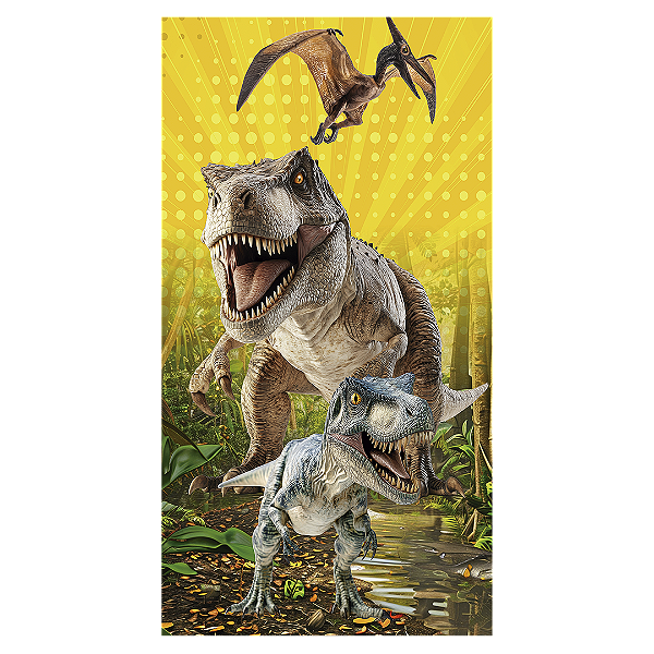 Faixa Lateral - Dinossauro Jurassic - Sublimado 3D