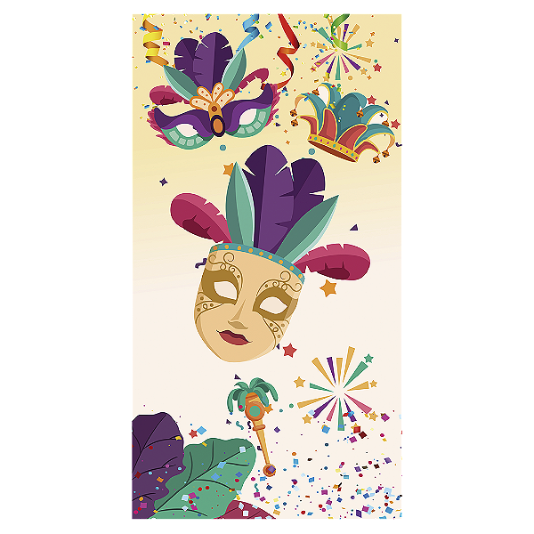 Faixa Lateral - Carnaval - Sublimado 3D