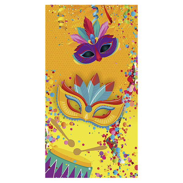 Faixa Lateral - Carnaval - Sublimado 3D