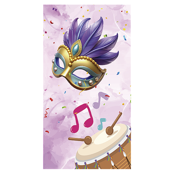 Faixa Lateral - Carnaval - Sublimado 3D